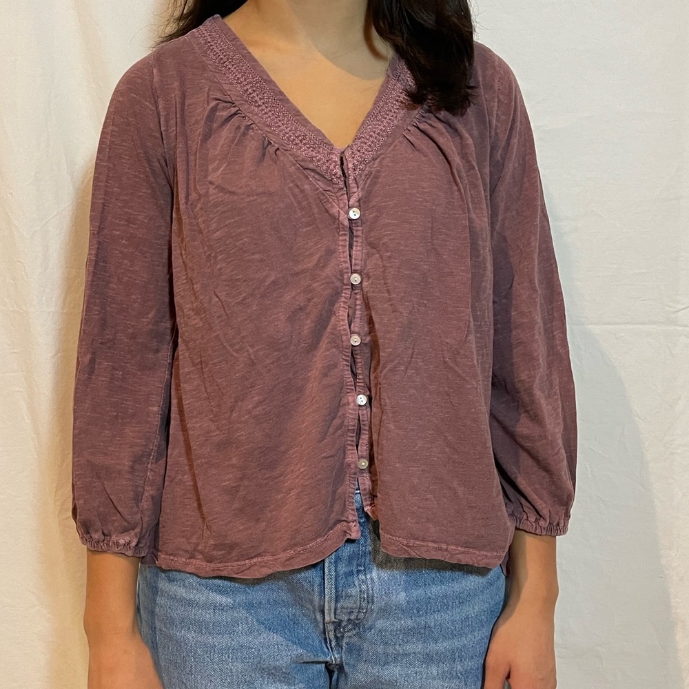 Lucky Brand Knit T-shirt Size small